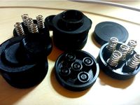 HyperCube - Spring based anti-vibration feet by GofX