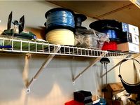 Wall Mounting Hardware for 12" Depth Wire Shelving by kwalus