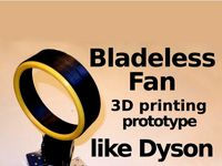 Bladeless Fan - SgaboLab Prototype by SgaboLab