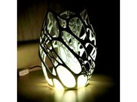 Cellular Lamp w/ Cone Diffuser & LED Compartment by 80am33