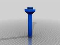 Flashforge to 20mm Spool Holder (PLA Fix) by WindDrake