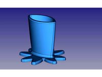 Base for cyano tube of glue (Support pour tube de colle cyano) by ylc