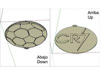 CR7 Nike Logo Design Cristiano Ronaldo (keychain) by facacabemer
