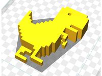 Chrome Offline T-Rex Dinosaur by juliantoledo