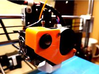 Anet A8 extruder fan switch and plate by Platinumrob