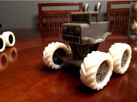 Remix Mini Monster Truck w/ Rotating Wheels by mv3dnerd