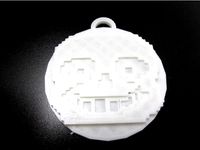 Pixel Skull Keytag by CentaurDesign