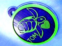 Tom's Sea Turtle Keytag by CentaurDesign