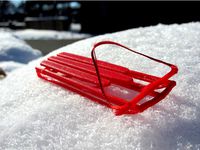 Little Red Sled by brian_strickler