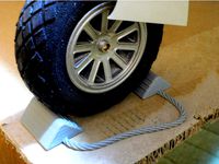 RC airplane wheel chocks. by tahustvedt