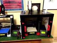 Ikea Lack Based Enclosure for Malyan M150 by paradug