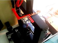 Wanhao Duplicator/Maker Select filament guide with Allen key holder by modarn