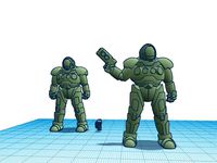 TinkerCAD Power Armored Trooper by dutchmogul