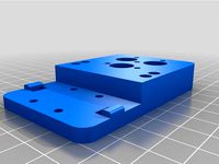 Tevo Tarantula X-Carriage Print Head Mount for MGN12 Rail by evil_k