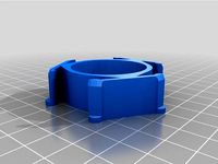 Filament Spool Adapter to Fit 1-in schedule 40 450PSI PVC Pipe by stevegw