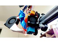 50x15 Radial fan mount and duct for Reach3D by Grogo666