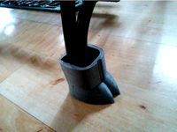 Table foot hoof by Dtanguy