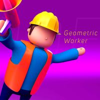 Geometric Low Poly Worker 02