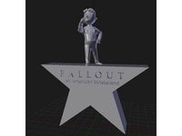 Fallout Hamilton Crossover Statue by cxsquared