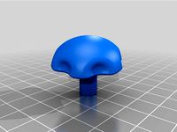 button cabinet knob with 3mm screw by nuggyblake