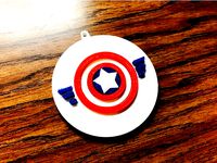 Captain America Christmas Ornament by Tommers