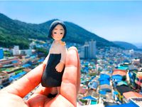 Black Skirt 'Girl' (arttoy girl) by herstory_is_history