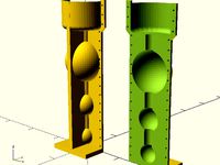 vibrating balls toy - silicone molding form by south
