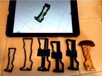 Leg (lamp) cookie cutter by doncrush