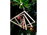 Concentric Diamond Ornament by marycsaville