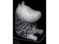 Voronoi Foam Moomin by shapeforge