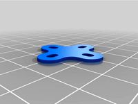 Vibration insulating 22mm motor mount, no hole. by foremi