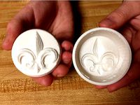 Fleur de Lis Soap Molds by craeen