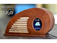 Art Deco Weather Forecast Display by educ8s