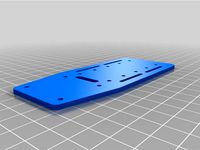 Lidar Lite Mounting Plate for H680 Copter with Rails by Barracdil