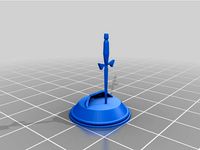 Dungeons and Dragons 5e Rogue Miniature by Ponix_Dark