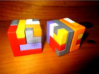 6 Piece Interlocking Cubic Puzzle by UMF3D
