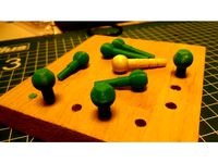 Wooden train spare part sonnection pins by thomasdr