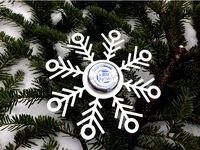 Snapple Cap Snowflake Ornament by nafis