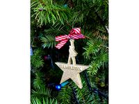 Hamilton Christmas Ornament or Earrings by cadavi15