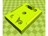 Mounting Plate for Rotacaster 48mm OmniWheel by CoreElectronics