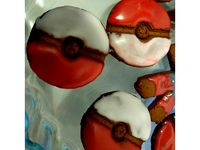 Pokeball cookie cutter (gingerbread) by soki-cnc