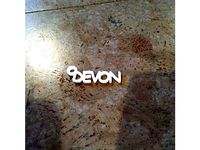 3D name - Devon - with oeillet ring to attach by MarcB2000