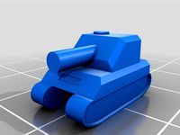 SIMPLE BOARD PIECE - TANK by Annatar