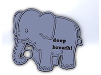 Elephant Keychain by macman5