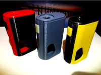 Mushroom Mod - OS Model 26650, 20700 & 18650, Splitted FDM Version by Backinblack81