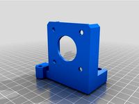 MakerFarm Pegasus/E3D Titan Extruder Mount by TES737