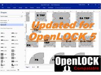 OpenLOCK 5 Tesselation Stencil for Visio by Sienna
