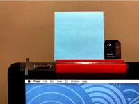 Thing holder for iMac by LeeyaRay