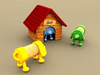 Cork Puppy House by fsevsedv