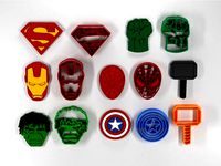 Cookie cutters super-heroes by Dape